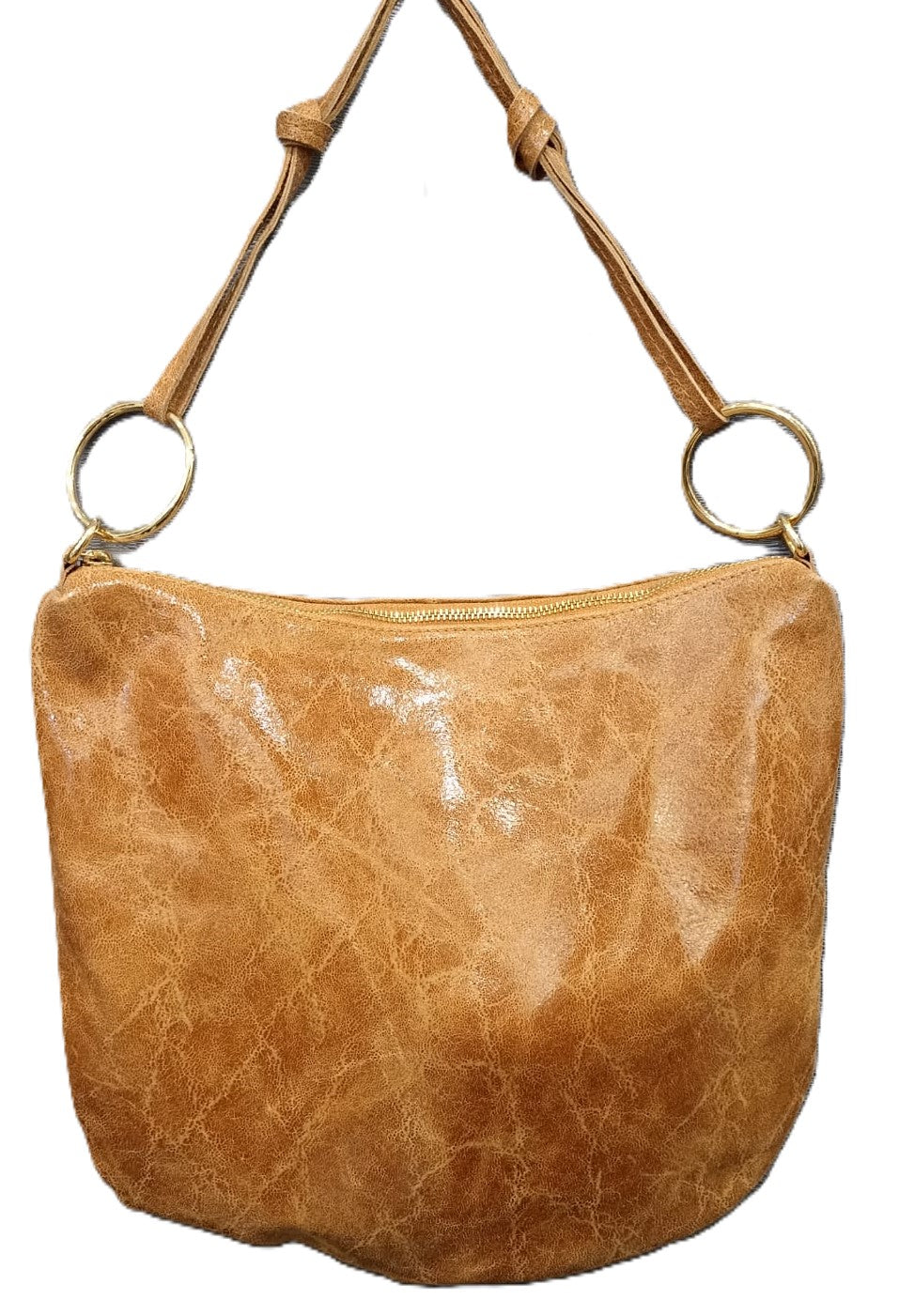 Borsa a sacca lucida