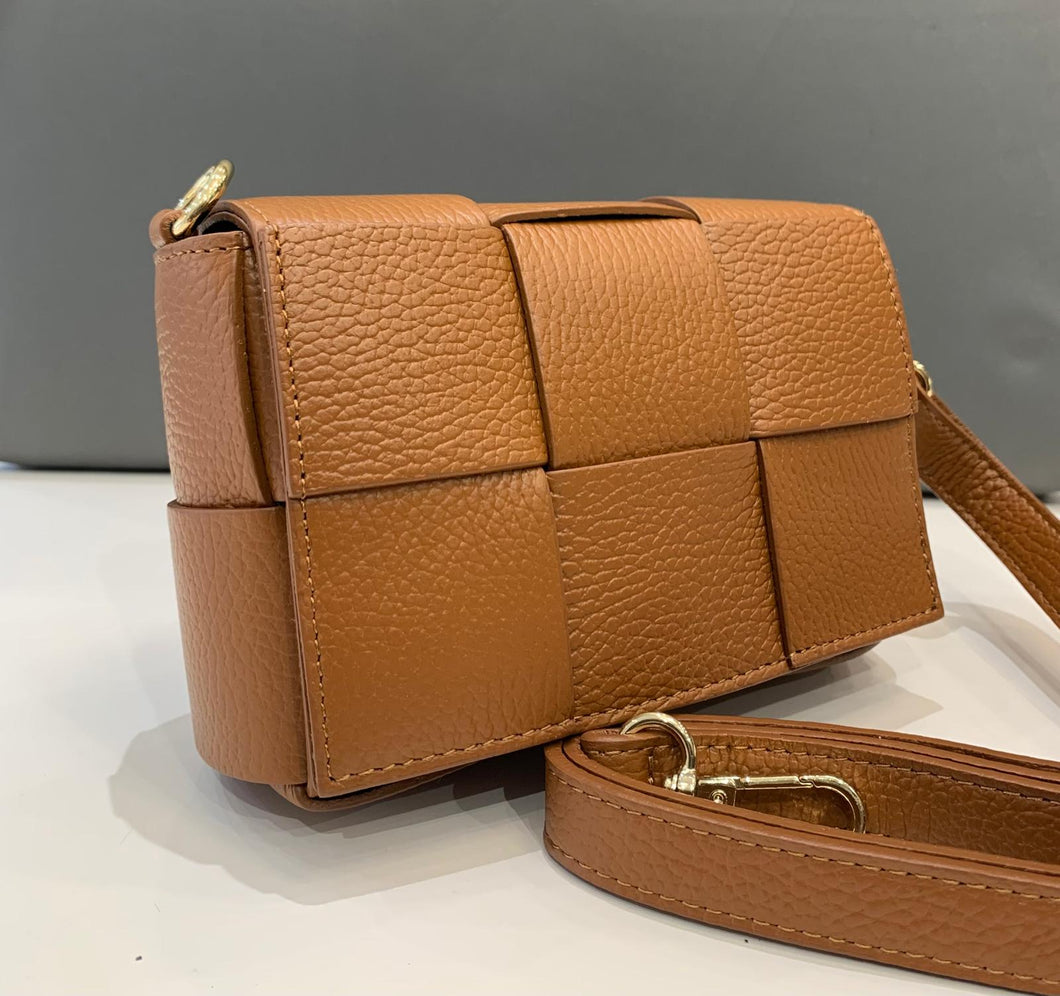 Borsa a fasce Intrecciate piccola