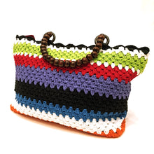 Carica l&#39;immagine nel visualizzatore di Gallery, Borsa Crochet a righe
