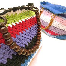 Carica l&#39;immagine nel visualizzatore di Gallery, Borsa Crochet a righe
